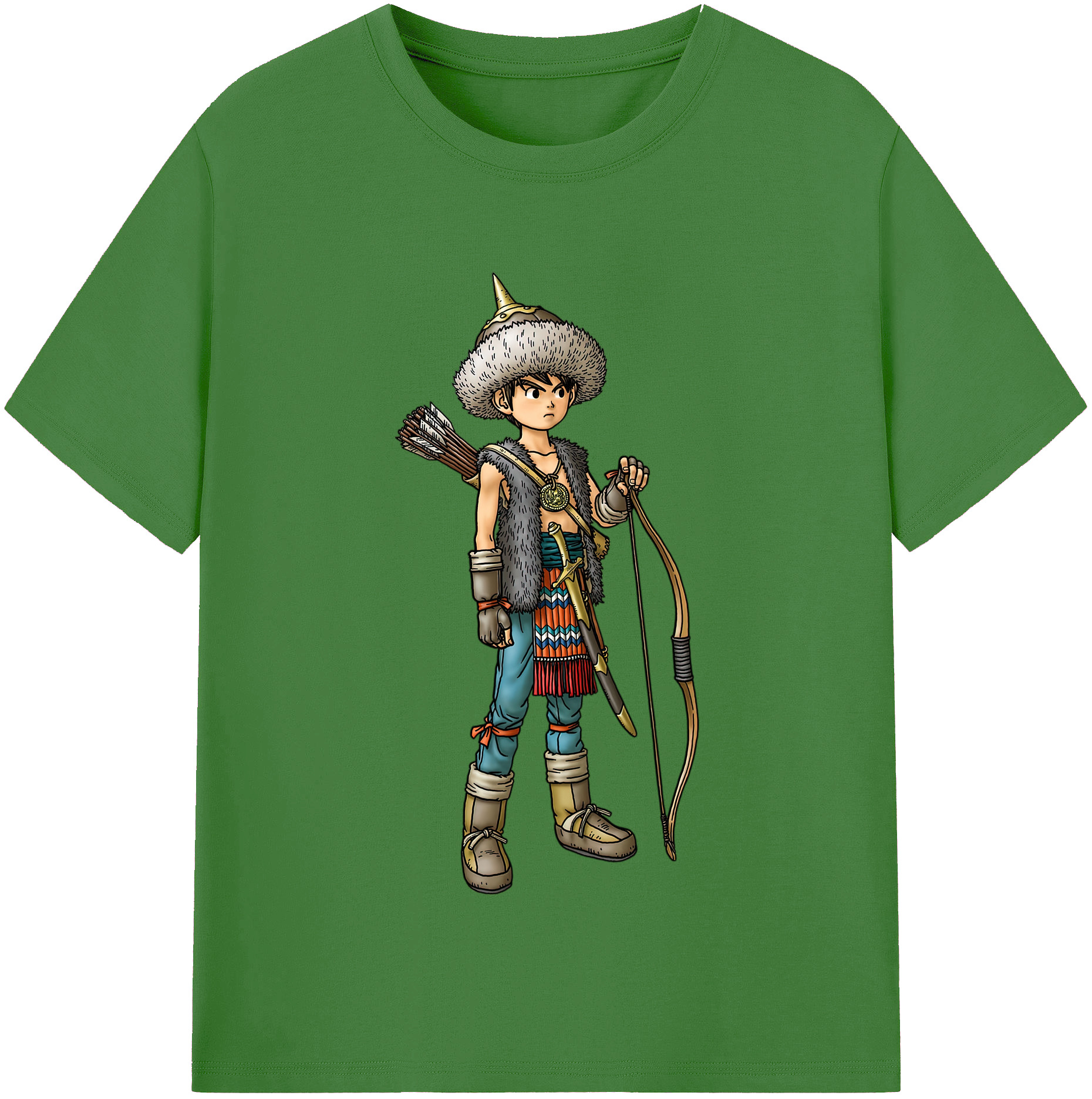 （画像用） ドラゴンクエスト Doragon Kuesuto Dragon Quest レディースカジュアルプリントTシャツ（綿100％）